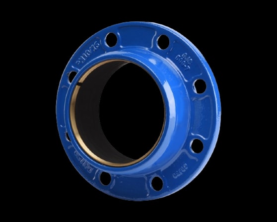 Flensemuffe for PE/PVC-rør