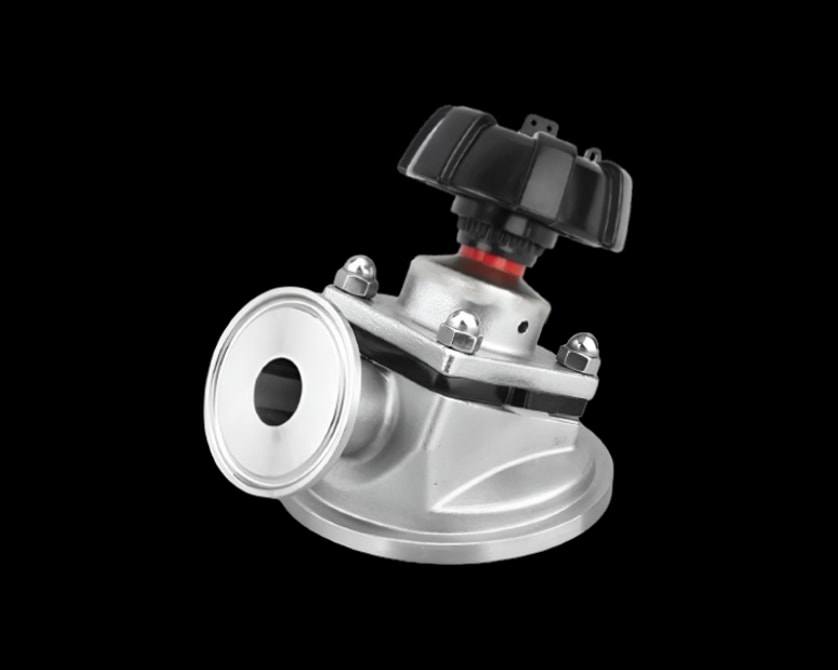 Manuell tankbunnventil med membran – Tri-Clamp