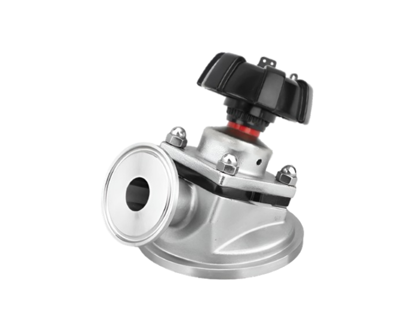 Manuell tankbunnventil med membran – Tri-Clamp